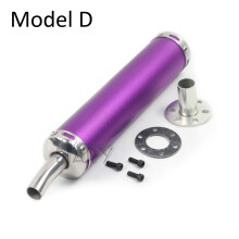 60*280mm Universal Metal Racing Escape Moto Stroke Muffler Μοτοσικλέτα Εξάτμιση Ε
