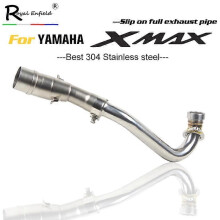 X-MAX 300 Motorfiets Uitlaatpijp Escape Slip-on Demper Midden Uitlaatpijp Speciaal voor Yamaha