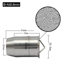 Alconstar Motorcykel Avgasrör Katalysator Ljuddämpare Ljud DB Killer För 51mm 60mm AK AR SC GP HP