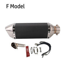 Universal Motorcykel Kolfiber Avgasrör 51mm Modifierad Motocross Avgasljuddämpare För FZ6 CBR250 CB600