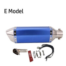 Universal Motorcykel Kolfiber Avgasrör 51mm Modifierad Motocross Avgasljuddämpare För FZ6 CBR250 CB600