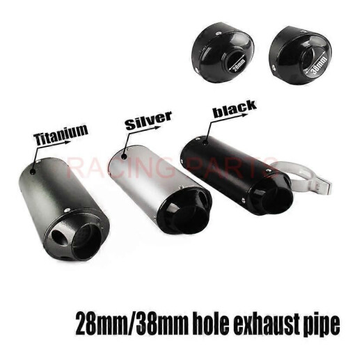 Άκρο σωλήνα εξάτμισης 38mm 28mm για μοτοσικλέτα 125 150 160cc μοτο