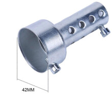 Universell motorcykel silver avgasdämpare DB Killer ljuddämpare insats bullerljud eliminator 35/42/45/48MM