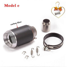 Universellt 51mm motorcykelavgasrör för Z900 MT09 CBR1000RR S1000RR R1 GSXR ATV modifierad kolfiber