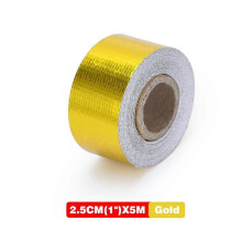 VR - Nastro adesivo rinforzato in alluminio da 2" x 1,2,5,10 metri, con supporto per schermatura termica,