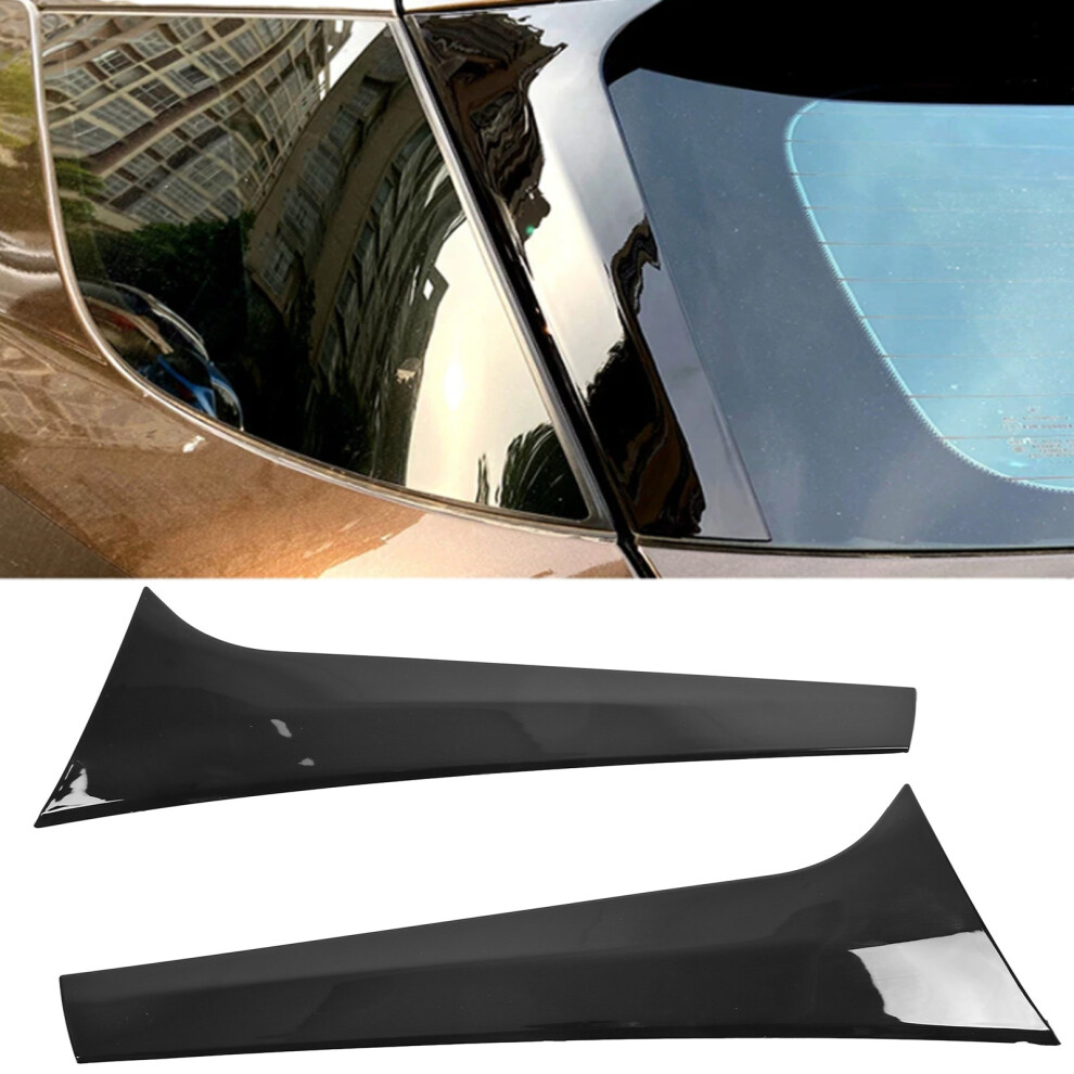 Rear Window Side Canard Left Right Gloss Replacement For Mercedes Benz Ml Gle Class W166 2012Â2018 Black 3201321792842