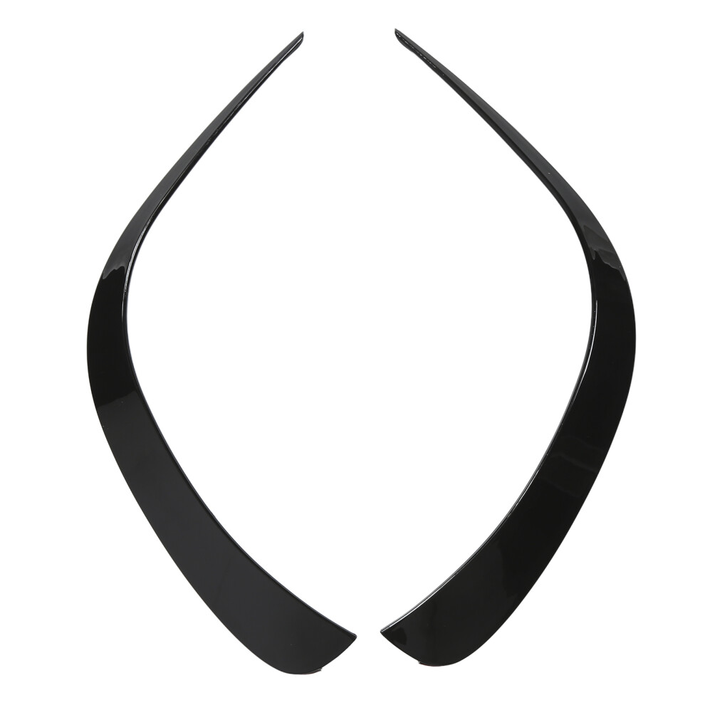 Pair Front Bumper Air Vent Trim Side Spoiler Left Right Glossy Black Replacement for Mercedes Benz GLE Class 2019+-image-OPC-PHVSXSC-NEW