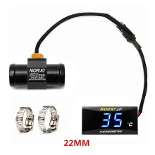 KOSO Motorcykel Mini Vattentemperaturmätare för XMAX250 300 NMAX CB 400 CB500X Termometer Sensor Temperaturmätare