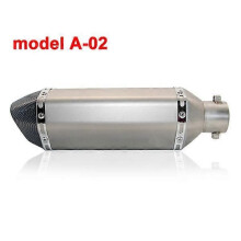 ZS Racing Universal Motorcykelavgasrör Modifiera AK Avgasljuddämpare FZ6 CBR250 CB600 MT07 ATV Dirt