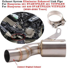 För Husqvarna 401 125 250 SVARTPILEN VITPILEN 2020 2021 2022 Motorcykel Avgasljuddämpare Modifierad