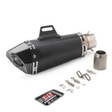 51mm Inlopp Universal Motorcykel För Yoshimura Avgasdämpare FZ1 R6 R15 R3 ZX6R ZX10 Z900 1000 CBR1000