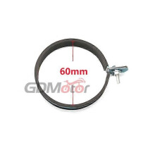 60x200mm Universal Metal 22mm Motorcycle Racing pakoputken äänenvaimennin, 2-tahti~16467