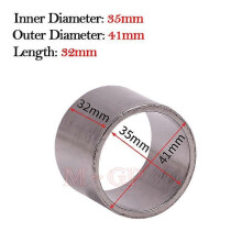 22 29 35 50 55 60MM Motorcykel Avgasdämpare Escape Moto Anslutningsrör Grafit Crush Packningar Tätning