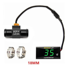 KOSO Motorcykel Mini Vattentemperaturmätare för XMAX250 300 NMAX CB 400 CB500X Termometer Sensor Temperaturmätare