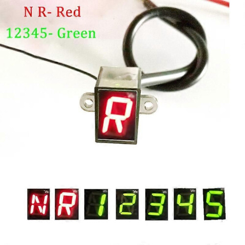 Speed with NR Gear Μαύρο Universal Μοτοσικλέτας με Ψηφιακή Οθόνη L