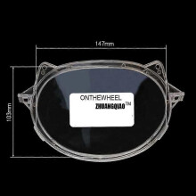 Motorcykel Motocross Moped Hastighetsmätare Varvräknare Instrumentbräda Instrument Glas Plast Linsskydd