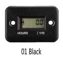 Motorrad Stundenzähler mit Batterie Uhr Cafe Racer Digitalzähler Moto Ski Timer Batterie Digital