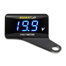KOSO digital voltmeter för motorcykel för NVX NMAX TMAX XMAX 300 LED mini 6V 12V elektromobil el
