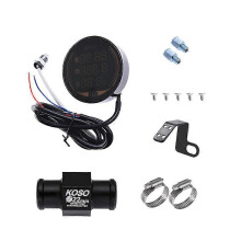 KOSO Vattentemperaturadapter Sensor Timmätare Voltmeter För NMAX 300 PCX CB500X Motorcykel Elektronisk