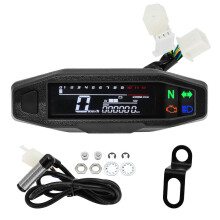 Mini Universal RPM moottoripyörän kierroslukumittari LCD digitaalinen nopeusmittari matkamittari sähkömoottoripyörä