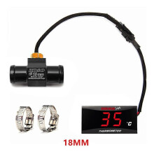 KOSO Motorcykel Vattentemperatur Minimätare för CB500X XMAX250 300 NMAX CB 400 Sensor Vattentemperaturadapter