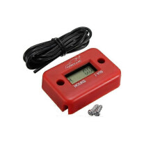 Digital timmätare Motortimmätare Display Induktion LCD för Cykel Motorcykel ATV Båt Bensin