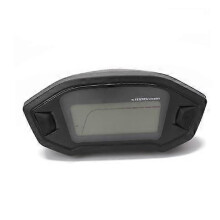 Universaali moottoripyörän LCD digitaalinen 13000 rpm nopeusmittari Moottoriajoneuvon taustavalo 2-4