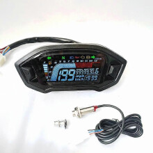 2023 Tachimetro per moto Display LCD universale Termometro Tachimetro con display digitale regolabile