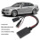 Cable AUX BT de 10 pines con micrófono 150cm E46 99-06 Negro 4