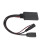 Cable AUX BT de 10 pines con micrófono 150cm E46 99-06 Negro 8
