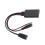 Cable AUX BT de 10 pines con micrófono 150cm E46 99-06 Negro 11