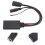 Cable AUX BT de 10 pines con micrófono 150cm E46 99-06 Negro 14