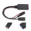 Cable AUX BT de 10 pines con micrófono 150cm E46 99-06 Negro 1