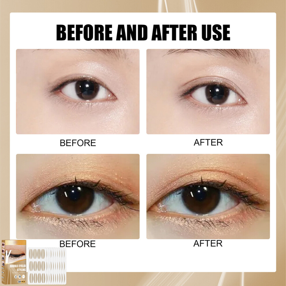 Lid Stripes Eyelid Stripes for Single Eyelid Mesh Lace Invisible Eyelid Uneven Double Eyelid Sticker Eye Lift Strips
