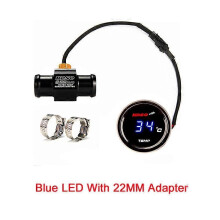 Koso Ronde Watertemperatuurmeter Motorfiets Water Voor Yamaha NMAX TMAX XMAX Digitale Temperatuurmeter