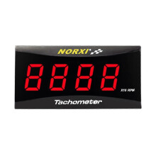 Digitale toerenteller voor Koso Boat Mini Square buitenboordmotor met achtergrondverlichting. Motorfietstoerenteller
