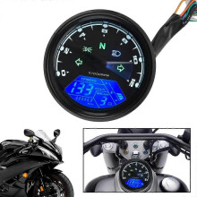 Pannello per moto antiriflesso LED Tachimetro Indicatore digitale multifunzione Contagiri Indicatore