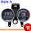 Motorfiets snelheidsmeter MPH km/u Digitale meterassemblage Snelheidsmeter Kilometerteller Meterweergave 1