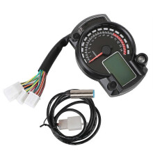 Tachimetro per moto MAX 299 km/h 7 colori LCD digitale contachilometri moto cruscotto moto~25630