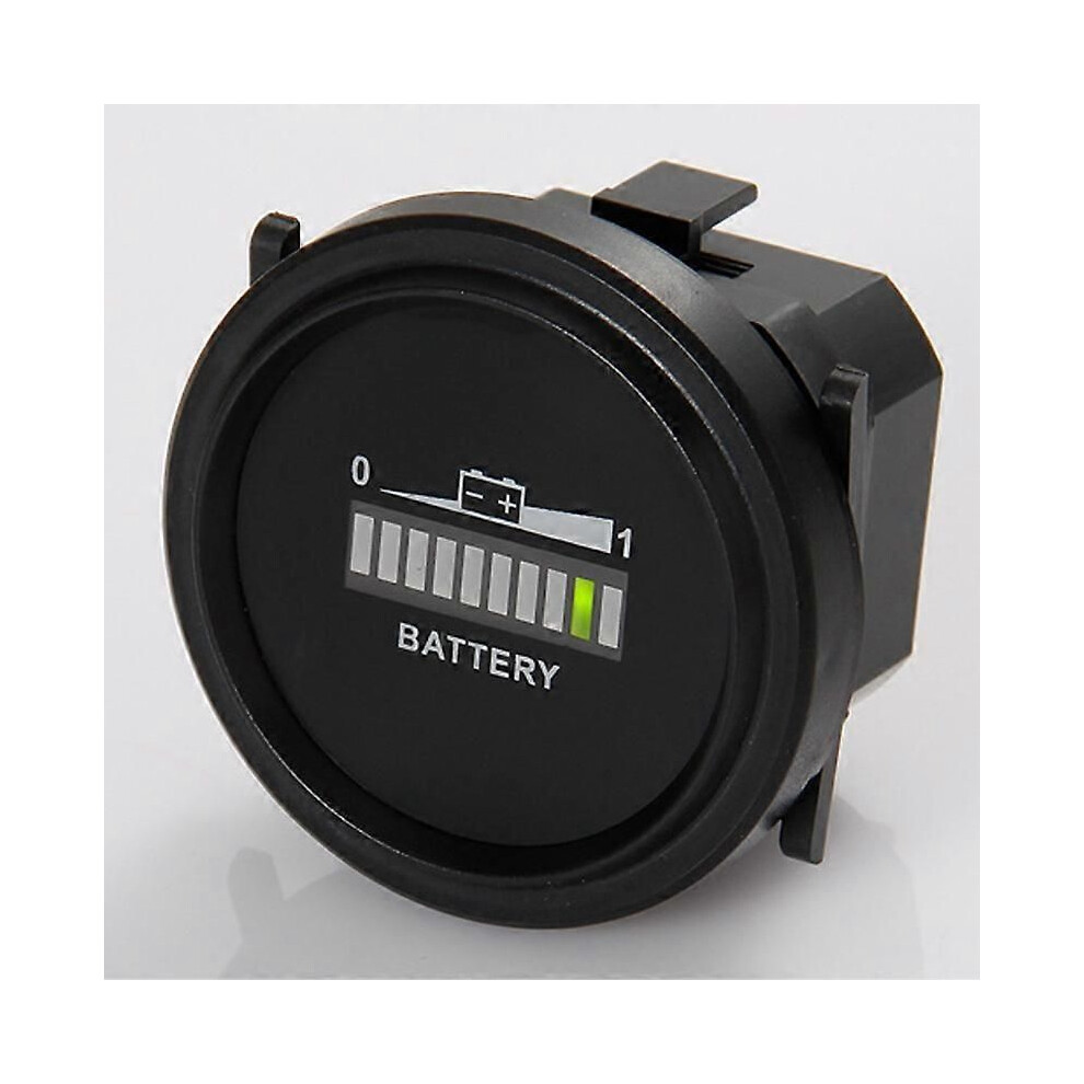 Indicateur de batterie LED rond 12 V, 24 V, 36 V, 48 V, 72 V, pour camping-car, chariot élévateur, voiturette