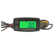 Uurmeter Digitale LCD-thermometer Temperatuur voor Gas UTV ATV Buitenboordmotor Buggy Tractor JET SKI