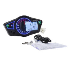Motorfiets LCD digitale snelheidsmeter toerenteller instrumenten 10"-21" 500ohm 14000/11000RPM~29798