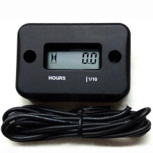 Compteur horaire numérique universel étanche IP68, affichage LCD, compteur kilométrique pour moto, bateau,
