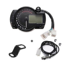 Contachilometri digitale universale KOSO LCD per moto RX2N, tachimetro, strumento regolabile, MAX 299