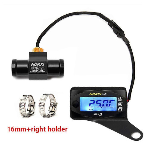 Motorcyklar Temperatursensor Termometer Voltmeter Norxi för YAMXHA NMAX XMAX TMAX Mini3 Digital urtavla