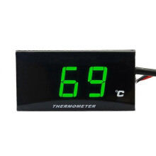För KOSO Vattentermometer Motorcykelinstrument Termometer Temp Digital Displaymätare För XMAX 300