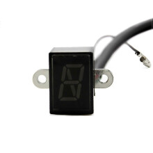 6-växlad svart universal motorcykel digital display LED motorcykel terrängmotorcykel ljus neutral växelindikator