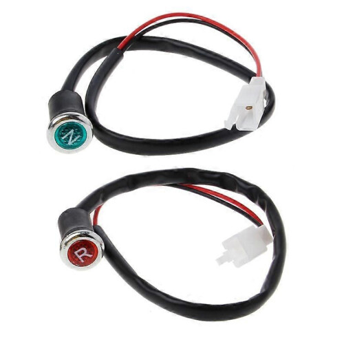2 τεμάχια DC 12V ουδέτερα φώτα όπισθεν μοτοσικλέτας N/R πλασ