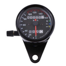 Tachimetro universale per moto d'epoca, contachilometri, indicatore 0-160 km/h, strumento con indicatore