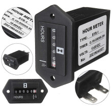 Contaore meccanico sigillato DC 10V-80V per motori a benzina, diesel, generatori, motoscafi, auto
